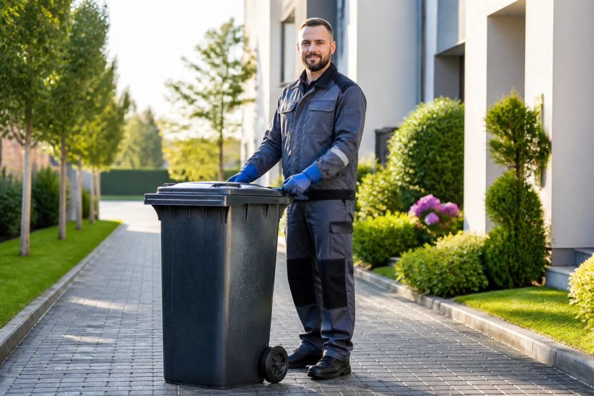 service nettoyage poubelles