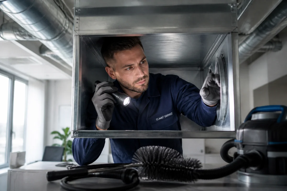 service nettoyage gaines climatisation
