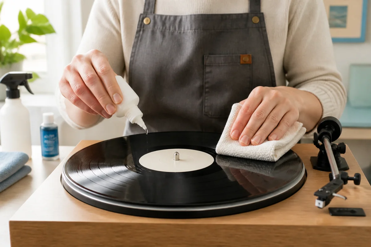 nettoyage des vinyles