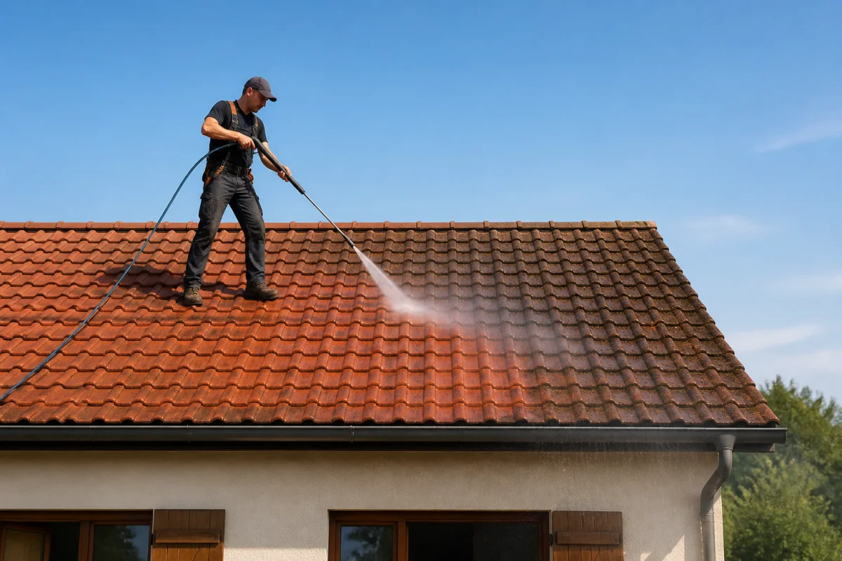 nettoyage toiture karcher